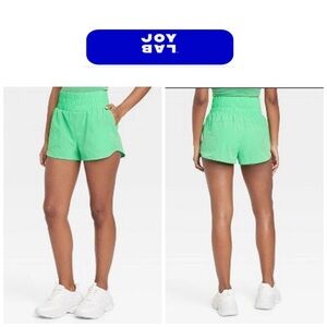 JoyLab Women's Vibrant Green Athletic Shorts M